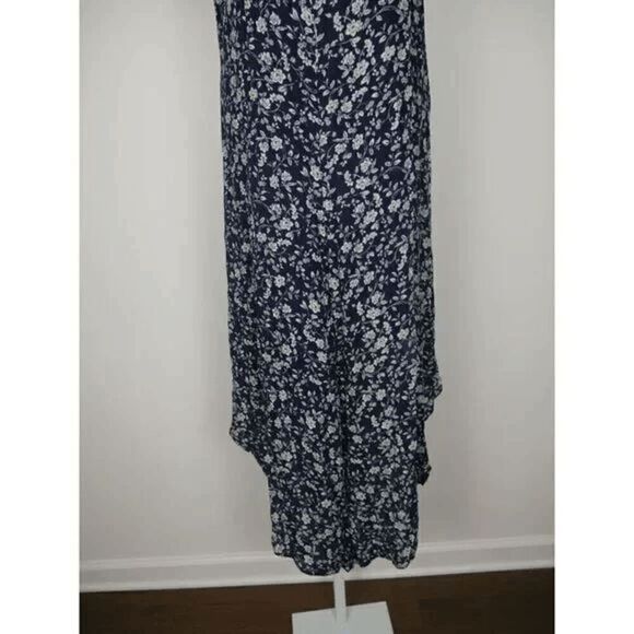 Vince Camuto Women's Plus Size Floral Tie Shoulder Angled Hem Jumpsuit 1X - Picture 4 of 9